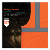 TENACIOUS HOLDINGS, INC. ergodyne® 24534 GloWear 8210HL-S Single Size Class 2 Economy Mesh Vest, Polyester, Large, Orange