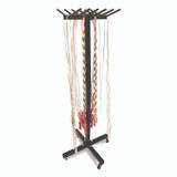 CHAMPION SPORT Sports JRS12M Portable Jump Rope Metal Rack, 23" x 23" x 65", Black