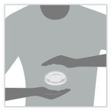 DART 636TS Plastic Cold Cup Lids, Fits 32 oz Cold Cups, Plastic, Clear, 500/Carton