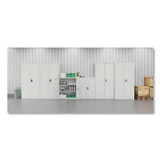 ALERA HCM4218LG Economy Assembled Storage Cabinets, 3 Shelves, 36" x 18" x 42", Light Gray