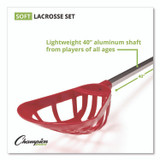 CHAMPION SPORT Sports LAXSR Soft Lacrosse Set, 6 Balls/12 Sticks