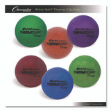 CHAMPION SPORT Sports RXTHRMSET Rhino Skin Thermo Grip Dodgeball Set, Heat-Activated Color Change, 6.3" Diameter, Assorted Colors, 6/Set