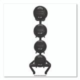 CHAMPION SPORT Sports DTM1 U-Ring Double Medicine Ball Tree, 28" x 28" x 60", Black