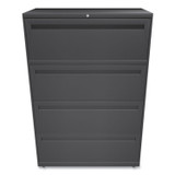 HON COMPANY 784LS Brigade 700 Series Lateral File, 4 Legal/Letter-Size File Drawers, Charcoal, 36" x 18" x 52.5"