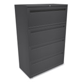 HON COMPANY 784LS Brigade 700 Series Lateral File, 4 Legal/Letter-Size File Drawers, Charcoal, 36" x 18" x 52.5"