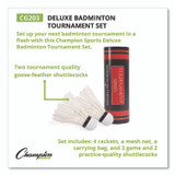 CHAMPION SPORT Sports CG203 Deluxe Badminton Tournament Set, 28" x 11"