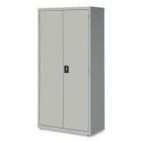 ALERA HCM7218LG Economy Assembled Storage Cabinets, 5 Shelves, 36" x 18" x 72", Light Gray