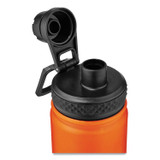 TENACIOUS HOLDINGS, INC. ergodyne® 13166 Chill-Its 5152 Insulated Stainless Steel Water Bottle, 25 oz, Metal, Orange