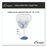 CHAMPION SPORT Sports FSGAME Disc Target Game Net, 30" x 12" x 24" to 36" h