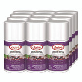 PLZ CORP Claire® 106 Metered Air Freshener, Mulberry Scent, 7 oz Aerosol Spray, 12/Carton