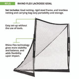 CHAMPION SPORT Sports RFLG Rhino Flex Lacrosse Goal, 6 ft x 6 ft, 1" dia Frame