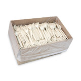 PACTIV EVERGREEN CORPORATION YPSMFTEC EarthChoice PSM Cutlery, Heavyweight Fork, Plastic, Tan, 1,000/Carton