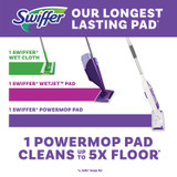 PROCTER & GAMBLE Swiffer® 12868 PowerMop Mopping Pads, 11.41 x 5.31, 11/Box, 2 Boxes/Carton