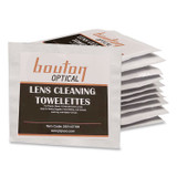 PROTECTIVE INDUSTRIAL PRODUCTS INC Bouton® 252LCT100 Optical Lens Cleaning Towelettes, Individually Wrapped in Dispenser Box, 100/Box