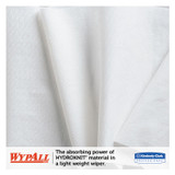 KIMBERLY-CLARK PROFESSIONAL WypAll® 34770 General Clean X60 Cloths, 1/4 Fold, 11 x 23, White, 100/Box, 9 Boxes/Carton