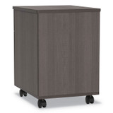 LINEA ITALIA TR752MOC Trento Line Mobile Pedestal File, Left or Right, 2-Drawers: Box/File, Legal/Letter, Mocha, 16.5" x 19.75" x 23.63"