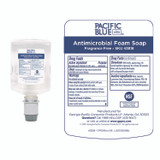 GEORGIA PACIFIC Professional 43818 Pacific Blue Ultra Foam Soap Manual Dispenser Refill, Antimicrobial, Unscented, 1,200 mL, 4/Carton