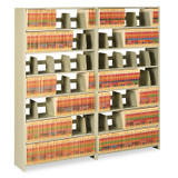 TENNSCO 1276PCSD Snap-Together Steel Six-Shelf Closed Starter Set, 36w x 12d x 76h, Sand