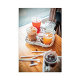 PACTIV EVERGREEN CORPORATION M5135040001 EarthChoice Carry-Safe Beverage Carrier, 8 oz to 46 oz, Four Cups, Natural, 132/Carton