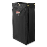 RUBBERMAID COMMERCIAL PROD. 1966888 Fabric Cleaning Cart Bag for Rubbermaid Commercial 9T76, 9T77 and 9T78, 26 gal, 17.5" x 10.5" x 33", Black