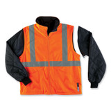 TENACIOUS HOLDINGS, INC. ergodyne® 24374 GloWear 8385 Class 3 Hi-Vis 4-in-1 Jacket, Large, Orange