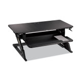 3M/COMMERCIAL TAPE DIV. SD60B Precision Standing Desk, 35.4" x 22.2" x 6.2" to 20", Black