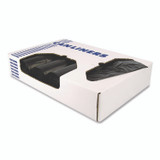 HERITAGE H6639AK Linear Low-Density Can Liners, 33 gal, 1.5 mil, 33" x 39", Black, Flat Pack, 250/Carton