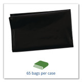 STOUT by Envision™ P4045K20 Insect-Repellent Trash Bags, 45 gal, 2 mil, 40" x 45", Black, 65/Box