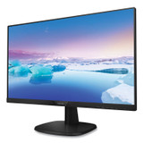 PHILIPS SPEECH PROCESSING 243V7QJAB V-Line Full HD LCD Monitor23.8" Widescreen, IPS Panel, 1920 Pixels x 1080 Pixels