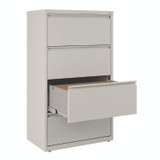 ALERA HLF3054LG Lateral File, 4 Legal/Letter-Size File Drawers, Light Gray, 30" x 18.62" x 52.5"