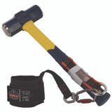 TENACIOUS HOLDINGS, INC. ergodyne® 19084 Squids 3122 Pull-On Wrist Tool Lanyard with Carabiner Anchor, 5 lb Max Working Capacity, 7" Long, Black