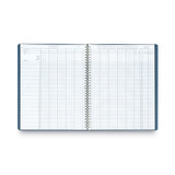 HOUSE OF DOOLITTLE 51407 Recycled Class Record Book, 9-10 Week Term: Two-Page Spread (35 Students), Two-Page Spread (8 Classes), 11 x 8.5, Blue Cover