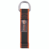 TENACIOUS HOLDINGS, INC. ergodyne® 19710 Squids 3706 Web Tool Tether Attachment with D-Ring Tool Tails, 5 lb Max Working Capacity, 5.5" Long, Black, 3/Pack