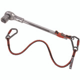 TENACIOUS HOLDINGS, INC. ergodyne® 19710 Squids 3706 Web Tool Tether Attachment with D-Ring Tool Tails, 5 lb Max Working Capacity, 5.5" Long, Black, 3/Pack