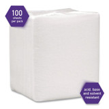 KIMBERLY-CLARK PROFESSIONAL Kimtech™ 06121 SCOTTPURE Critical Task Wipers, 1/4 Fold, 12 x 15, White, 100/Box, 4/Carton