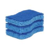3M/COMMERCIAL TAPE DIV. Scotch-Brite® MP-3-8-D Non-Scratch Multi-Purpose Scrub Sponge, 4.4 x 2.6, 0.8" Thick, Blue, 3/Pack