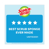 3M/COMMERCIAL TAPE DIV. Scotch-Brite® MP-3-8-D Non-Scratch Multi-Purpose Scrub Sponge, 4.4 x 2.6, 0.8" Thick, Blue, 3/Pack