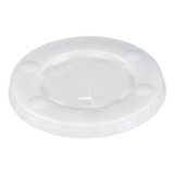 DART SOLO® L10BLN Straw-Slot Cold Cup Lids, Fits 10 oz Cold Cups, Plastic, Translucent, 2,000/Carton