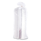 DART C54HT1 Showtime Clear Hinged Containers, Pie Wedge, 6.67 oz, 6.1 x 5.6 x 3, Clear, Plastic, 125/Pack, 2 Packs/Carton