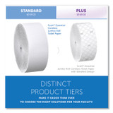 KIMBERLY-CLARK PROFESSIONAL Scott® 07005 Essential Coreless JRT, Septic Safe, 1-Ply, 3.75" x 2,300 ft, White, 12 Rolls/Carton