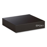 DIVERSIFIED WOODCRAFTS, INC. Spaces™ P7206K30N Classroom Science Table, 54w x 24d x 30h, Black Epoxy Resin Top, Clear Northwoods Oak Base