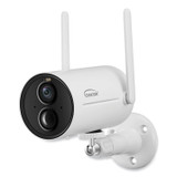 ADESSO INC Gyration® CYBRVIEW3010 Cyberview 3010 3MP Smart Wifi Bullet Camera with Solar Panel, 2304 x 1296 Pixels