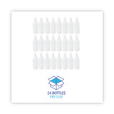 BOARDWALK 00032 Embossed Plastic Spray Bottle, 32 oz, Clear, 24/Carton