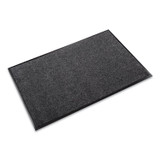 CROWN MATS & MATTING ET0310CH EcoStep Wiper Mat, Rectangular, Charcoal Gray Cut Pile Surface, 36" x 10 ft
