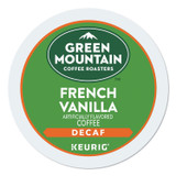 KEURIG DR PEPPER Green Mountain Coffee® 7732 French Vanilla Decaf Coffee K-Cups, 24/Box