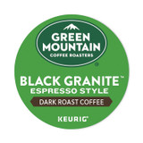 KEURIG DR PEPPER Green Mountain Coffee® 9530 Black Granite Espresso Style K-Cups, 24/Box