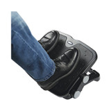 ALERA FS112 Soft Cushioned Ergonomic Footrest, 14w x 19.63d x 3.75 to 7.5h, Black