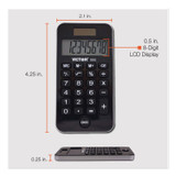 VICTOR TECHNOLOGY LLC 900 900 Antimicrobial Pocket Calculator, 8-Digit LCD