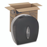 GEORGIA PACIFIC Professional 59009 Jumbo Jr. Bathroom Tissue Dispenser, Single Roll, 10.6 x 5.4 x 11.3, Translucent Smoke