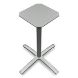 HON COMPANY BTX30SPR8 Between Seated-Height X-Base for 30" to 36" Table Tops, 26.18w x 29.57h, Silver
